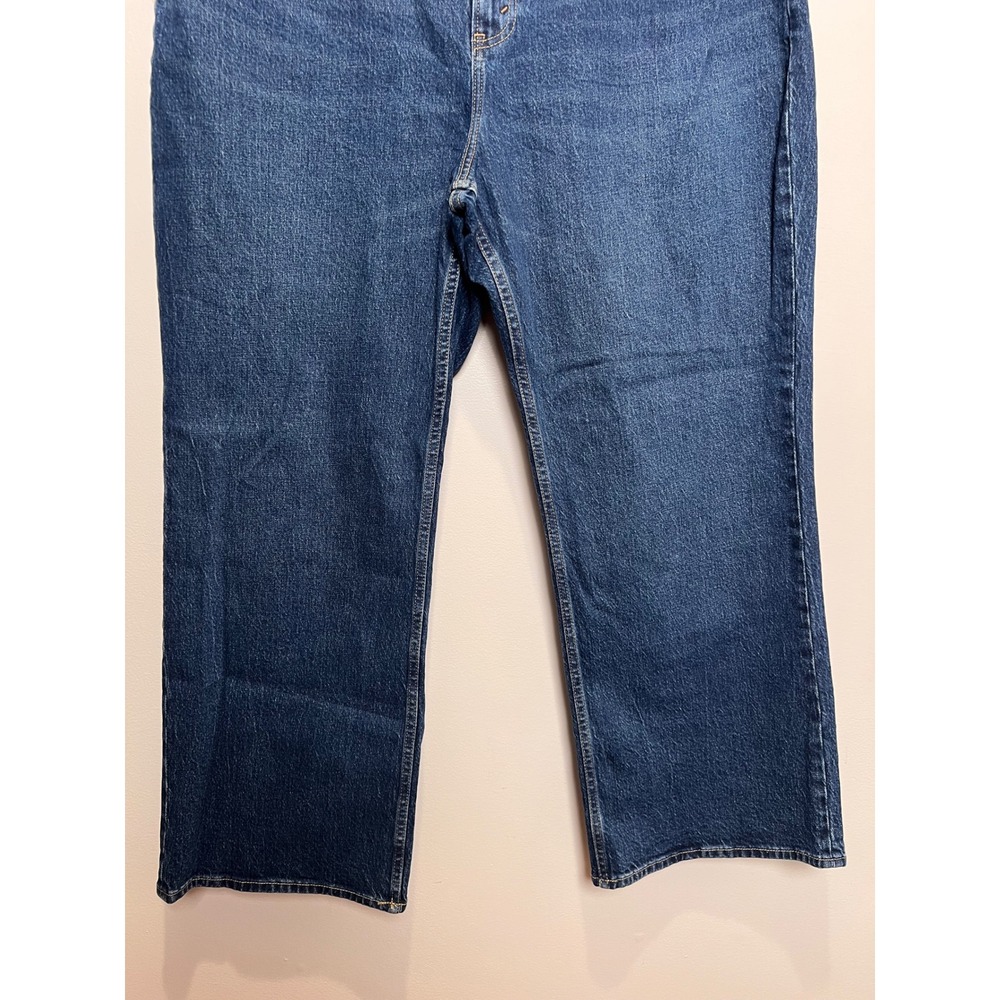 Abercrombie & Fitch 90s Relaxed High Rise Jeans Womens 34 SHORT Curve Love NWT - Picture 3 of 8
